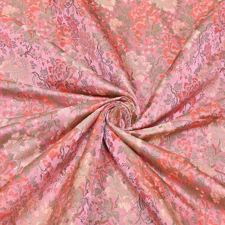 Satin Tanchui Brocade Fabric 44" | Luxury Traditional Designer Fabric | ZEB525-04