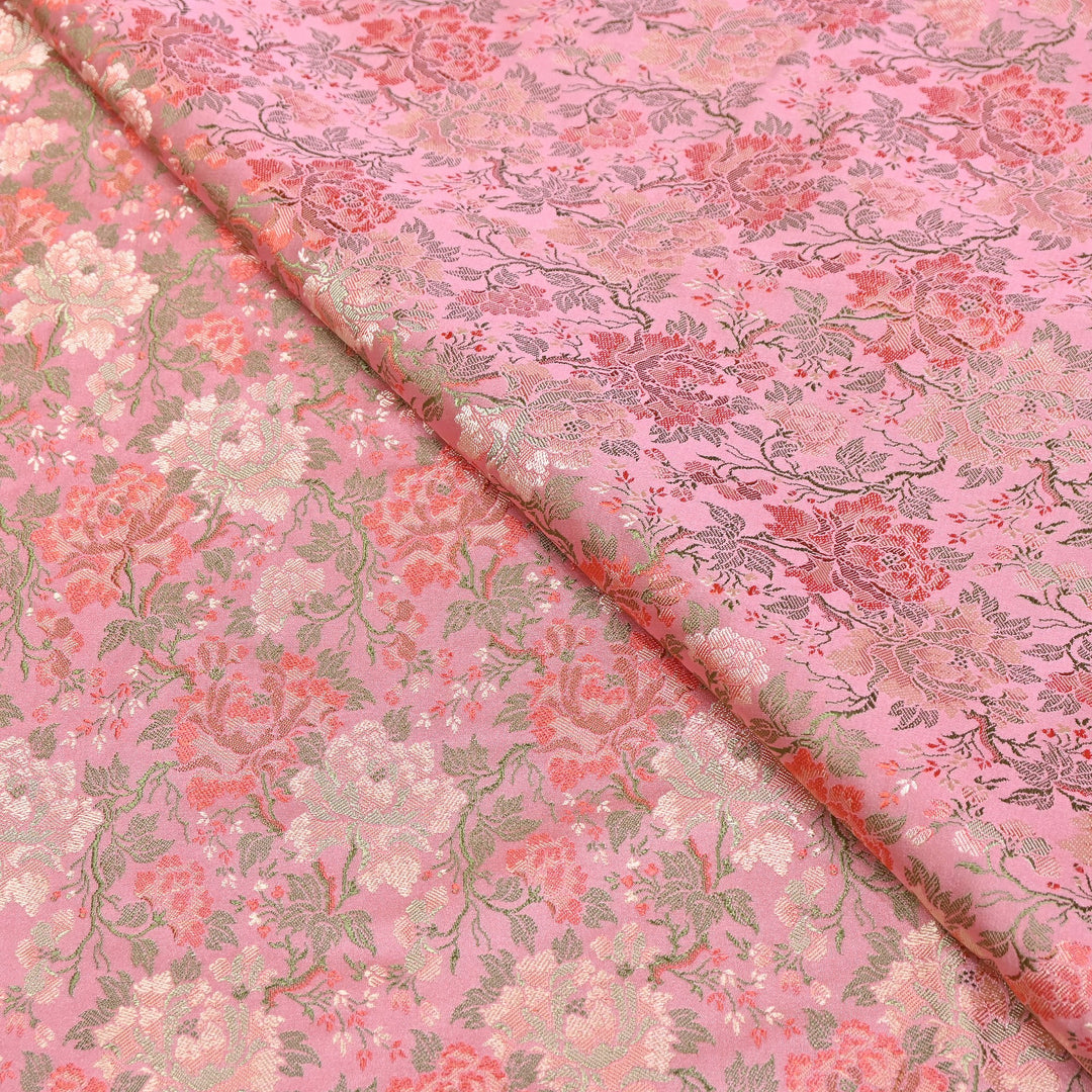 Satin Tanchui Brocade Fabric 44" | Luxury Traditional Designer Fabric | ZEB525-04