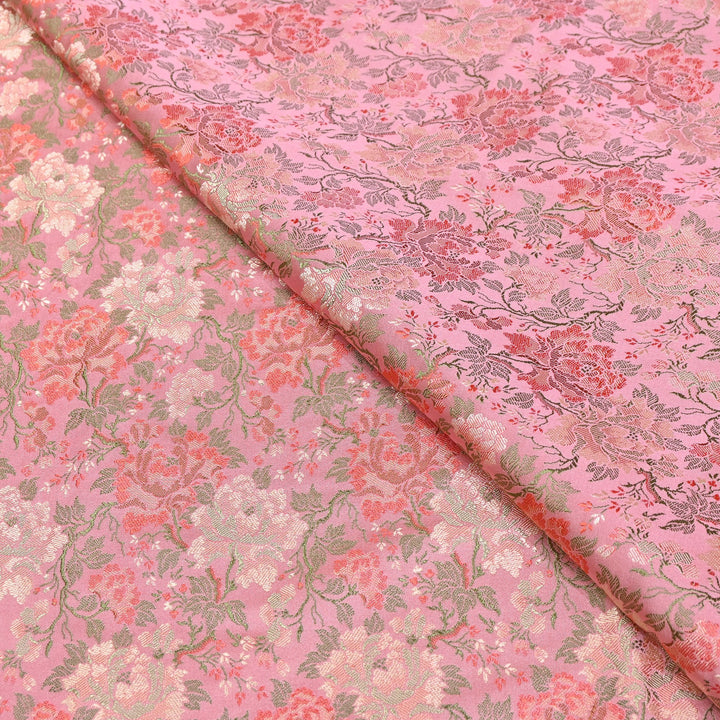 Satin Tanchui Brocade Fabric 44" | Luxury Traditional Designer Fabric | ZEB525-04