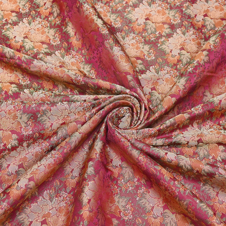 Satin Tanchui Brocade Fabric 44" | Luxury Traditional Designer Fabric | ZEB525-05