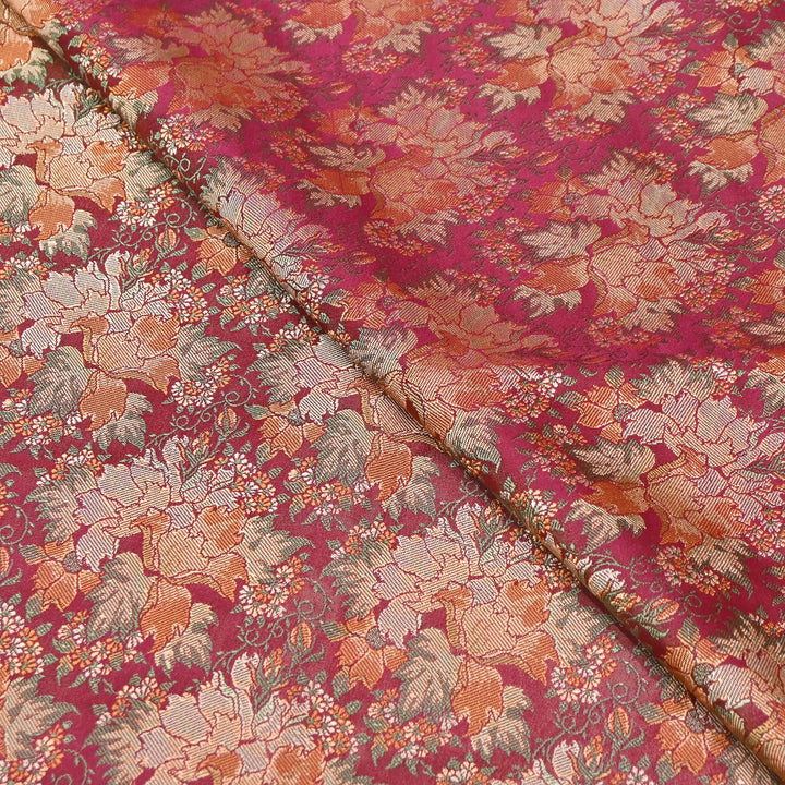 Satin Tanchui Brocade Fabric 44" | Luxury Traditional Designer Fabric | ZEB525-05