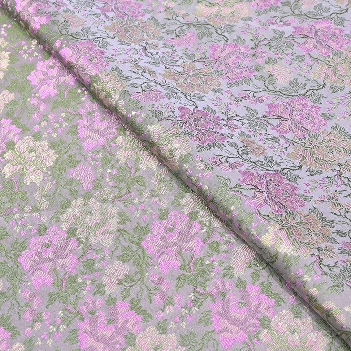 Satin Tanchui Brocade Fabric 44" | Luxury Traditional Designer Fabric | ZEB525-06