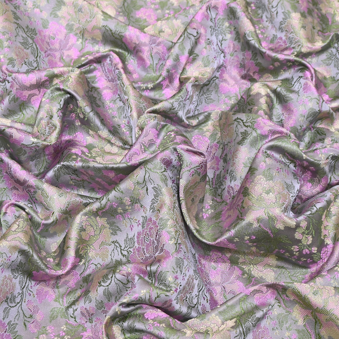 Satin Tanchui Brocade Fabric 44" | Luxury Traditional Designer Fabric | ZEB525-06