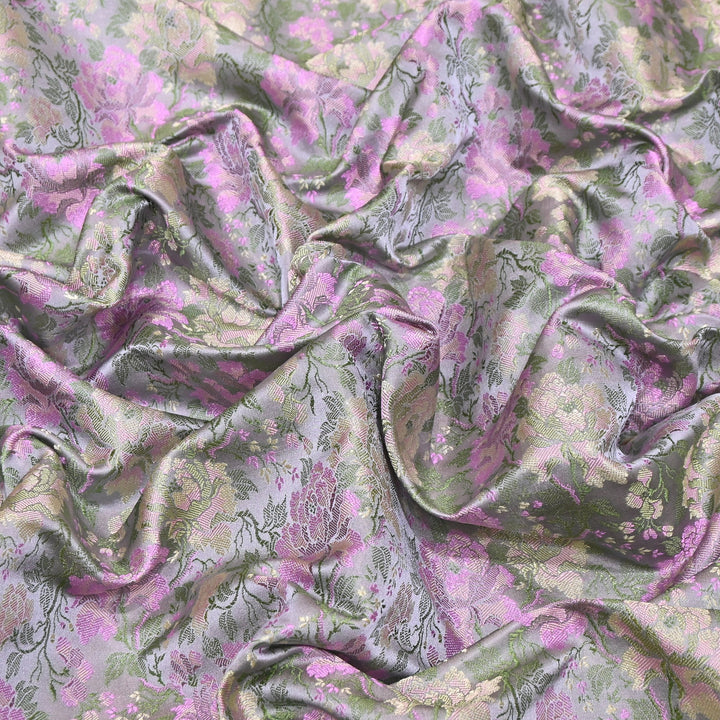Satin Tanchui Brocade Fabric 44" | Luxury Traditional Designer Fabric | ZEB525-06