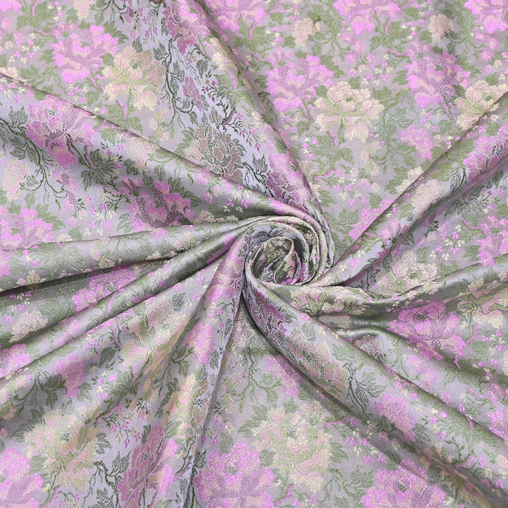 Satin Tanchui Brocade Fabric 44" | Luxury Traditional Designer Fabric | ZEB525-06