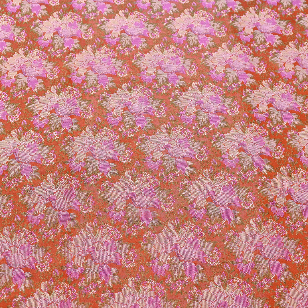 Satin Tanchui Brocade Fabric 44" | Luxury Traditional Designer Fabric | ZEB525-07