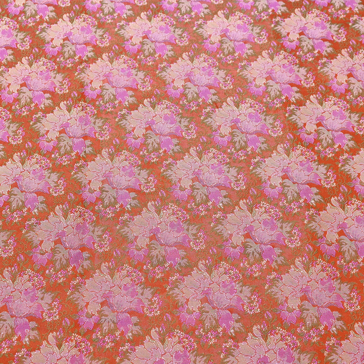 Satin Tanchui Brocade Fabric 44" | Luxury Traditional Designer Fabric | ZEB525-07