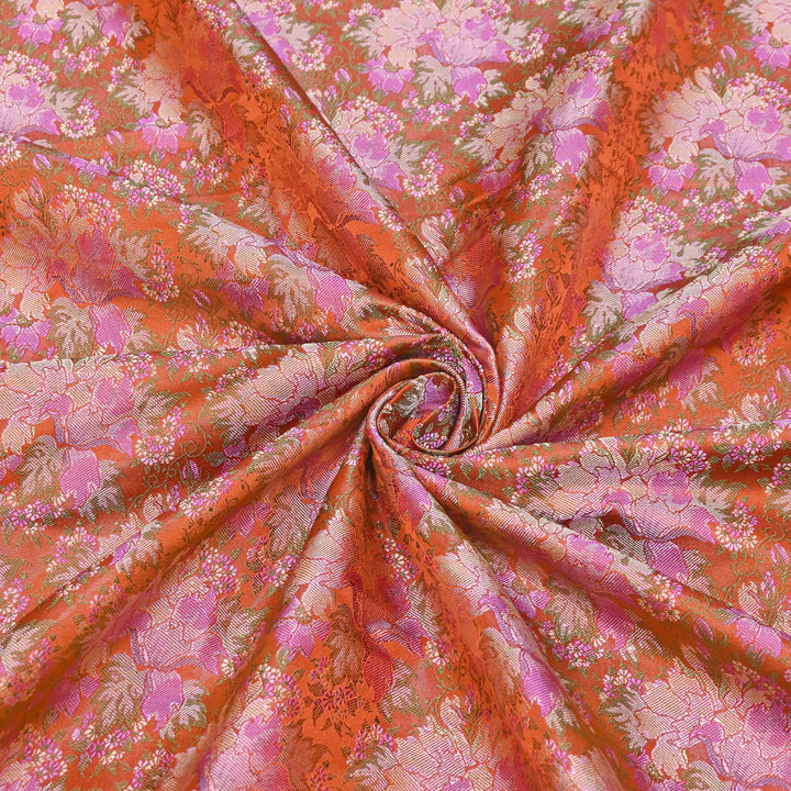 Satin Tanchui Brocade Fabric 44" | Luxury Traditional Designer Fabric | ZEB525-07