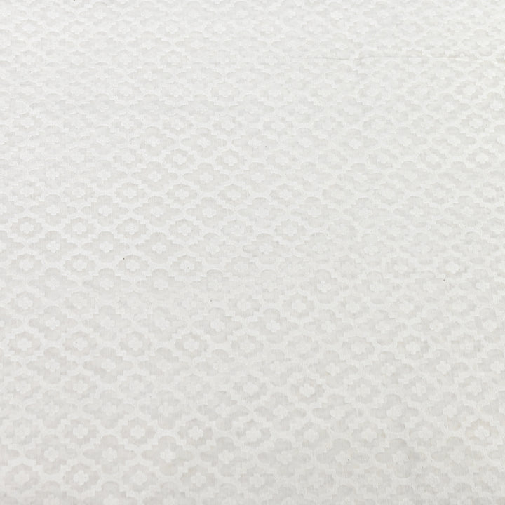 Semi Self Chanderi Designer Fabric 000476-3