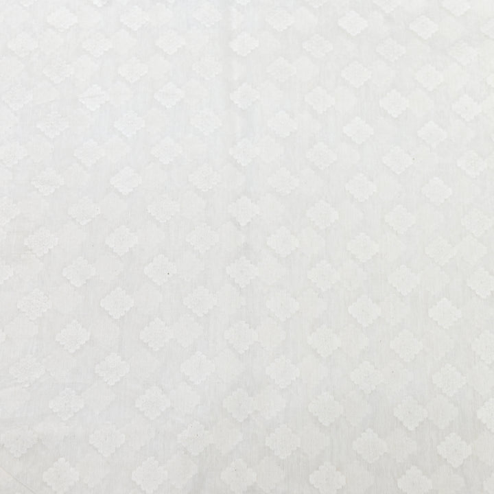 Semi Self Chanderi Designer Fabric 000476-6