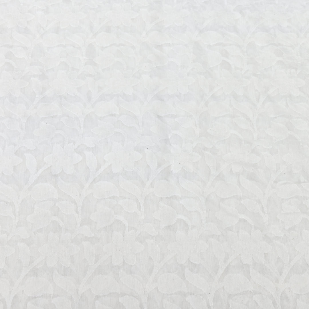 Semi Self Chanderi Designer Fabric 000476-8