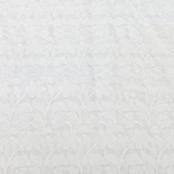 Semi Self Chanderi Designer Fabric 000476-8