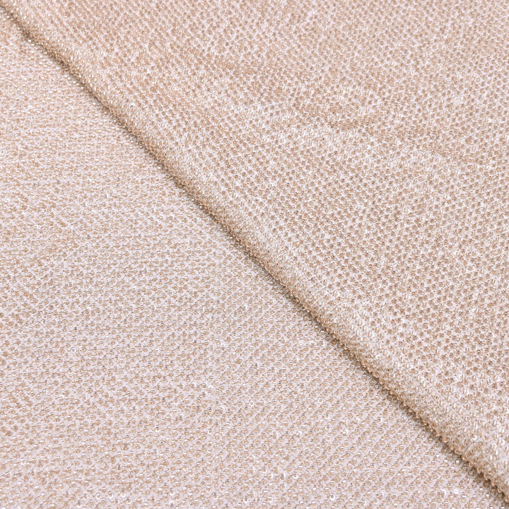 Dyble Crepe Zari, Moti & Sequins Embroidery Fabric | Designer Fabric | V3119C