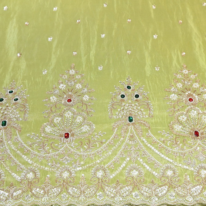 Tissue Moti Embroidery Fabric 54" | V3107C-02