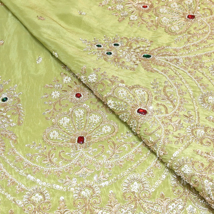 Tissue Moti Embroidery Fabric 54" | V3107C-02