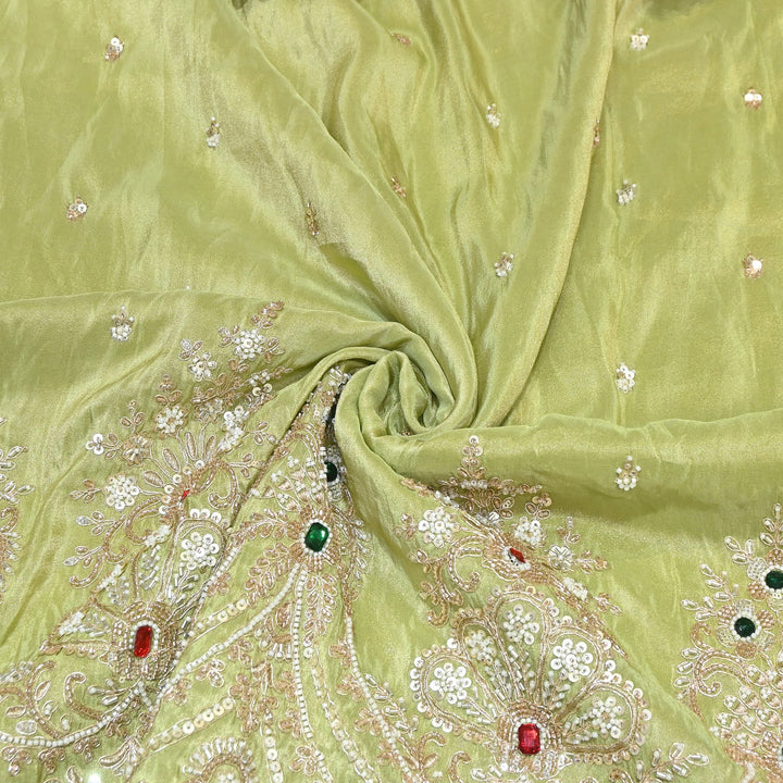 Tissue Moti Embroidery Fabric 54" | V3107C-02