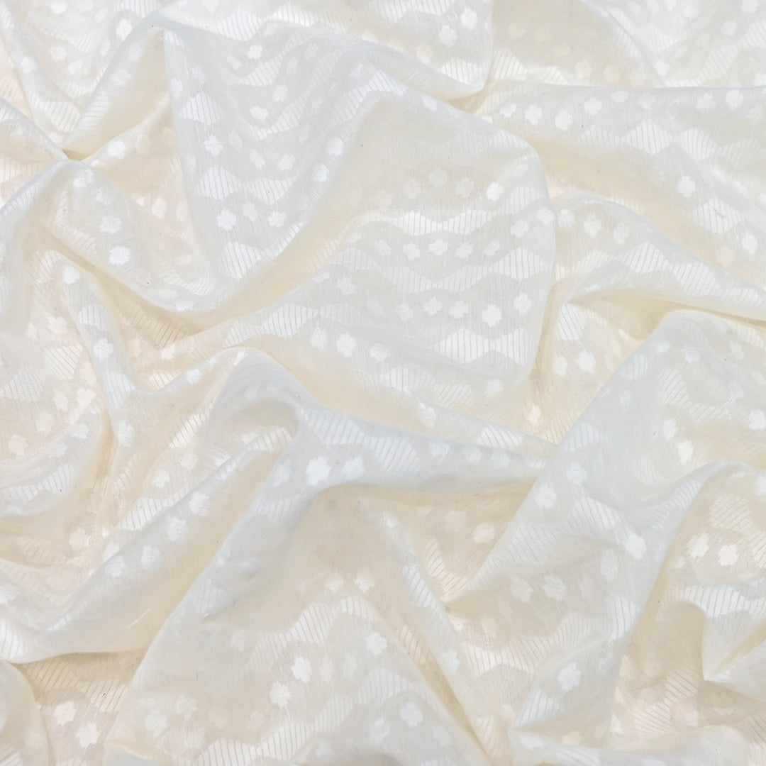 Pure Self Chanderi Designer Fabric 000700-7