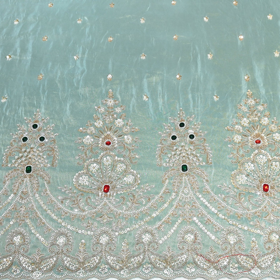Tissue Moti Embroidery Fabric 54" | V3107C-03