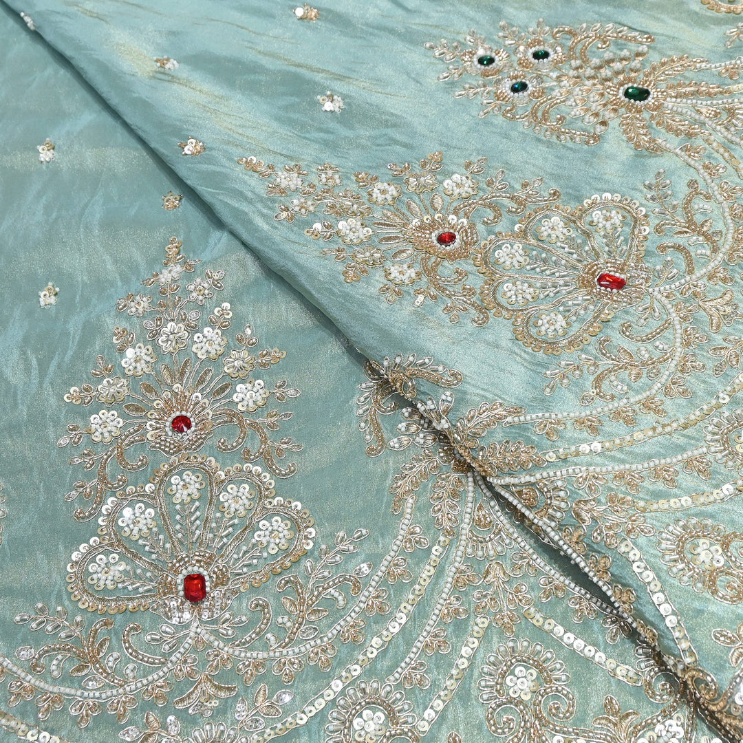 Tissue Moti Embroidery Fabric 54" | V3107C-03