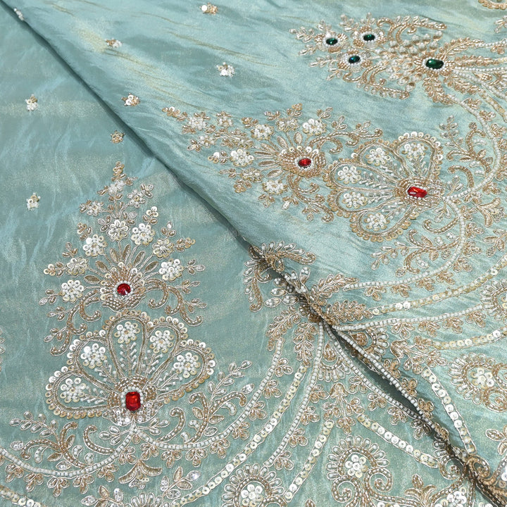 Tissue Moti Embroidery Fabric 54" | V3107C-03