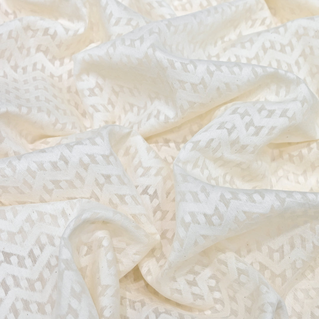 Pure Self Chanderi Designer Fabric 000700-8