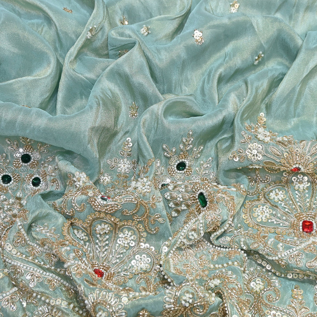 Tissue Moti Embroidery Fabric 54" | V3107C-03