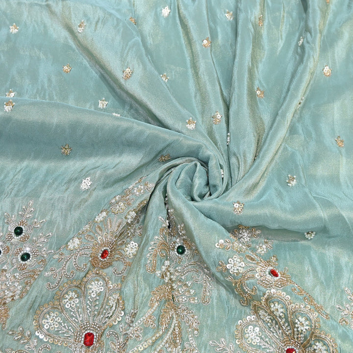 Tissue Moti Embroidery Fabric 54" | V3107C-03