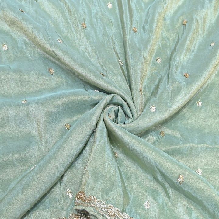 Tissue Moti Embroidery Dupatta Fabric | V3109C-03