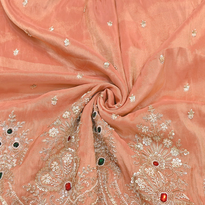 Tissue Moti Embroidery Fabric 54" | V3107C-04