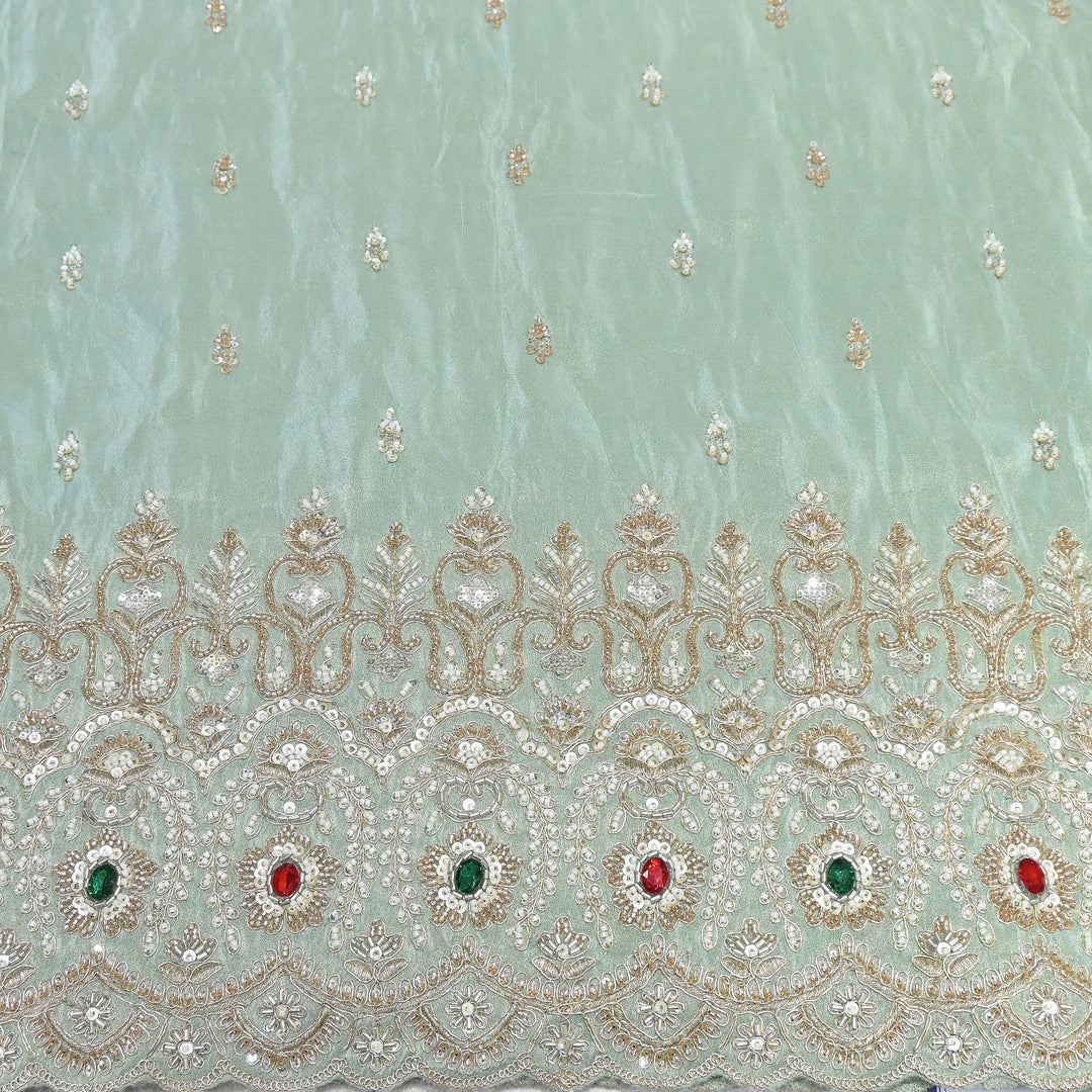 Tissue Moti Embroidery Fabric 54" | V3110C-01