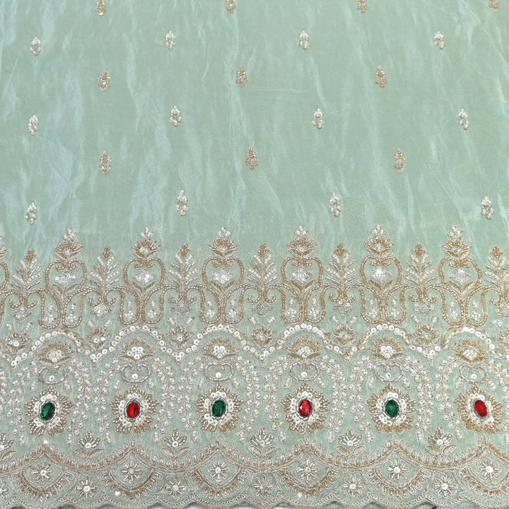 Tissue Moti Embroidery Fabric 54" | V3110C-01