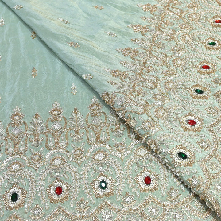 Tissue Moti Embroidery Fabric 54" | V3110C-01
