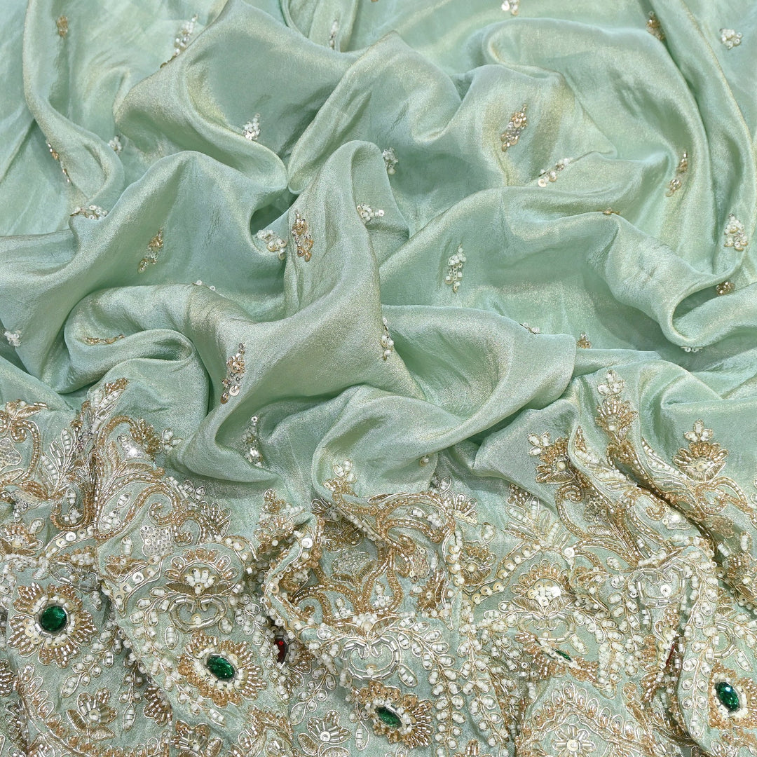 Tissue Moti Embroidery Fabric 54" | V3110C-01