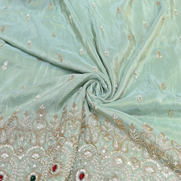 Tissue Moti Embroidery Fabric 54" | V3110C-01