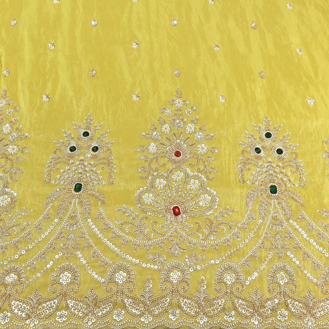 Tissue Moti Embroidery Fabric 54" | V3107C-01