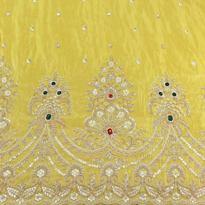 Tissue Moti Embroidery Fabric 54" | V3107C-01