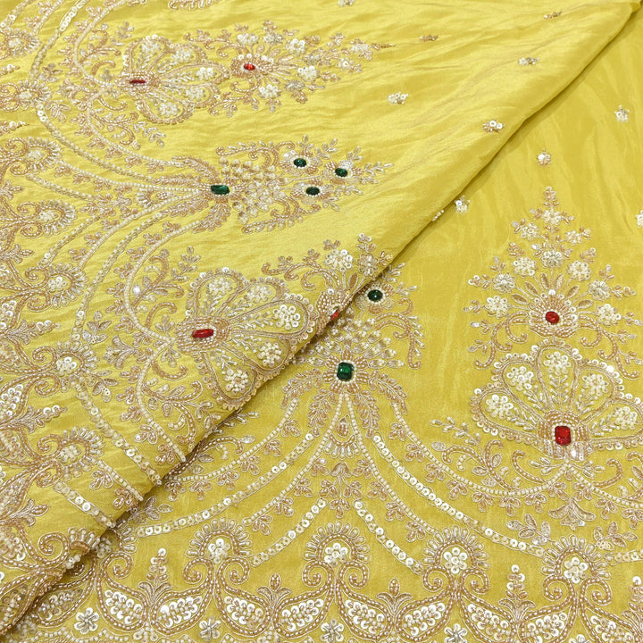 Tissue Moti Embroidery Fabric 54" | V3107C-01