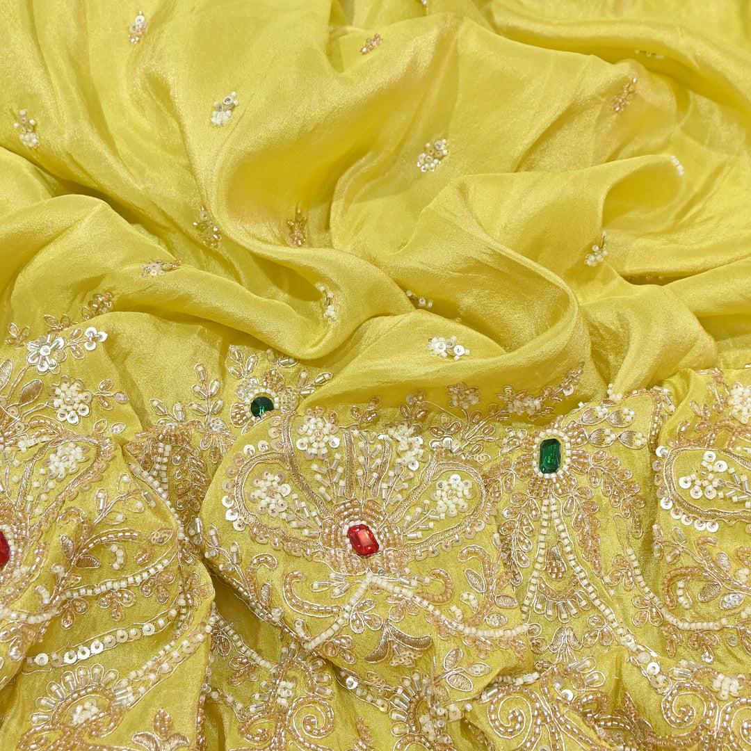 Tissue Moti Embroidery Fabric 54" | V3107C-01