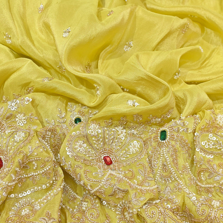 Tissue Moti Embroidery Fabric 54" | V3107C-01