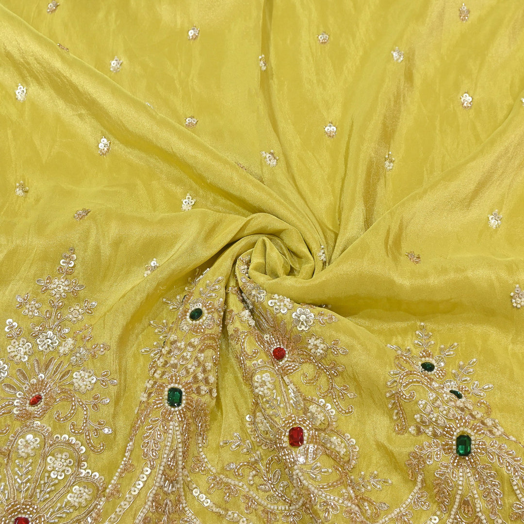 Tissue Moti Embroidery Fabric 54" | V3107C-01