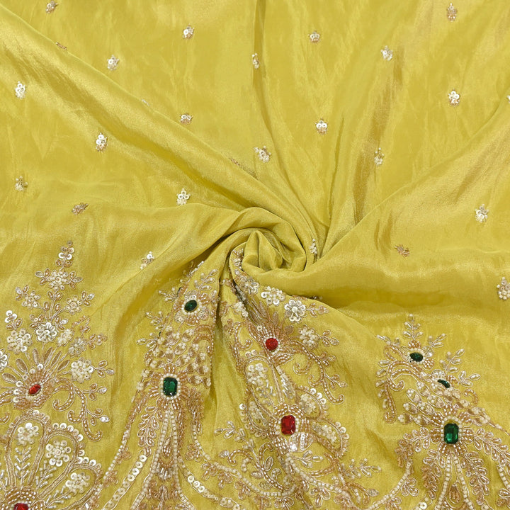 Tissue Moti Embroidery Fabric 54" | V3107C-01
