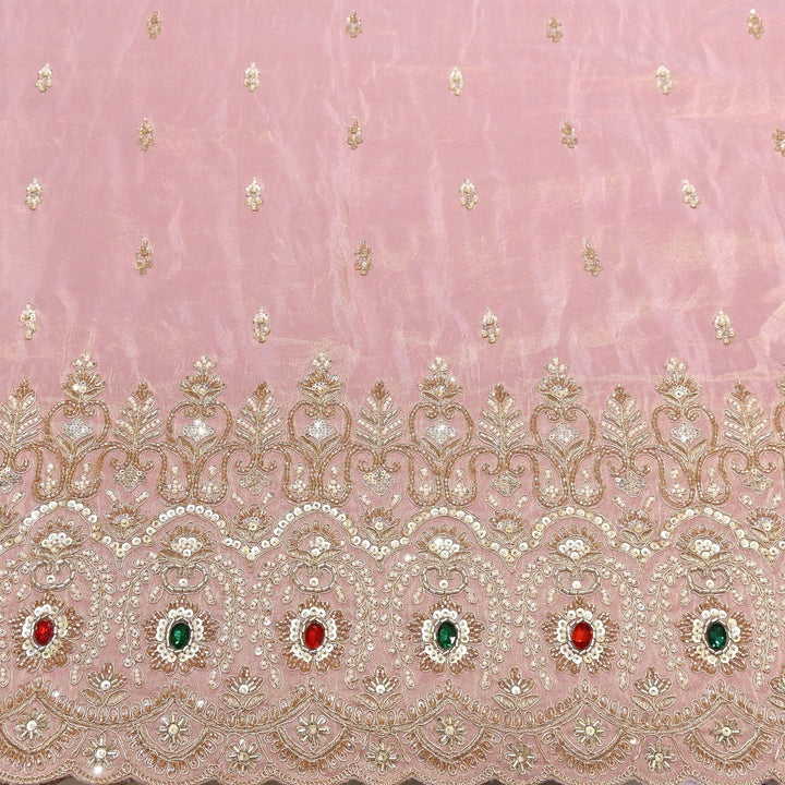 Tissue Moti Embroidery Fabric 54" | V3110C-02