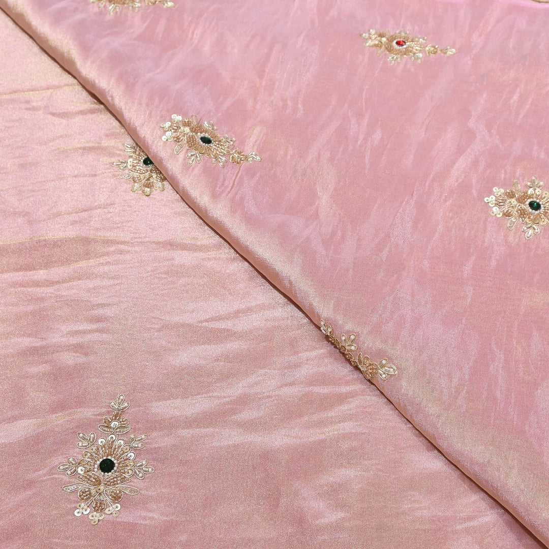 Tissue Moti Embroidery Fabric | V3108C-02