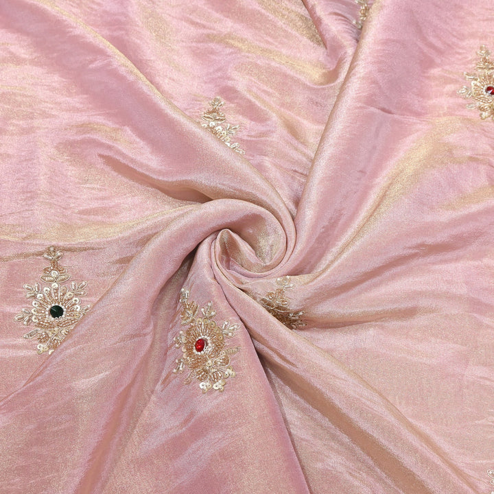 Tissue Moti Embroidery Fabric | V3108C-02