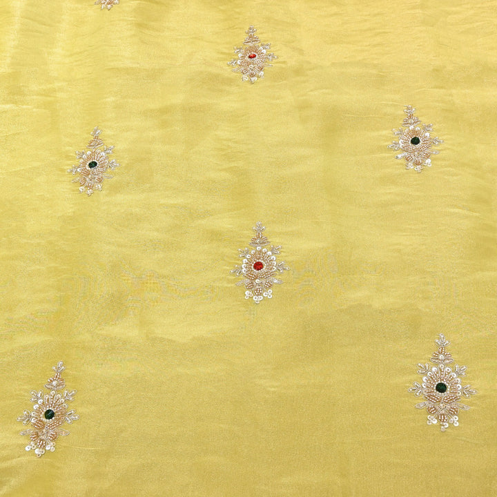Tissue Moti Embroidery Fabric | V3108C-03