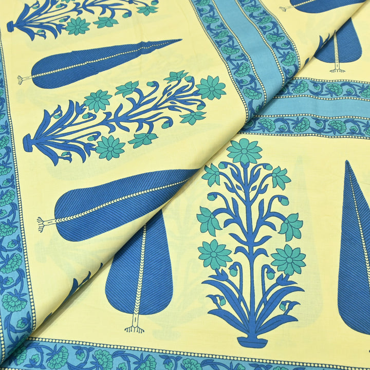 Premium Cotton Printed Fabric | Soft Breathable Designer Print-000350-3