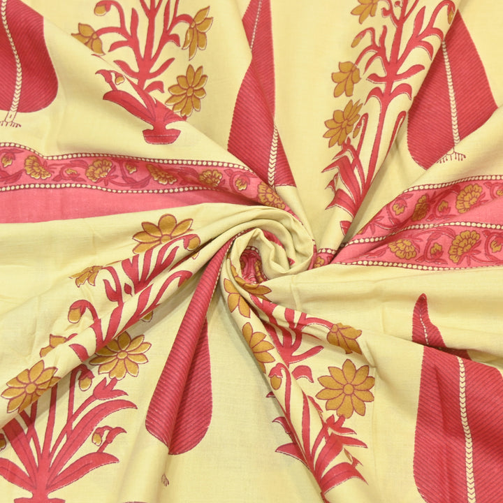 Premium Cotton Printed Fabric | Soft Breathable Designer Print-000350-1