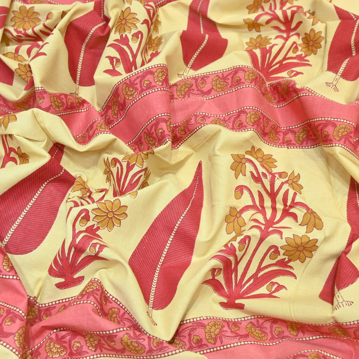 Premium Cotton Printed Fabric | Soft Breathable Designer Print-000350-1