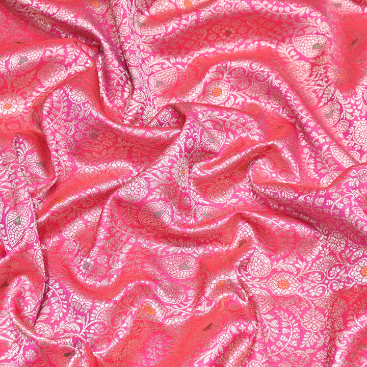 Katan Waskat Meena Brocade Fabric – Premium Royal Banarasi Designer Fabric for Ethnic Wear- H00025-10