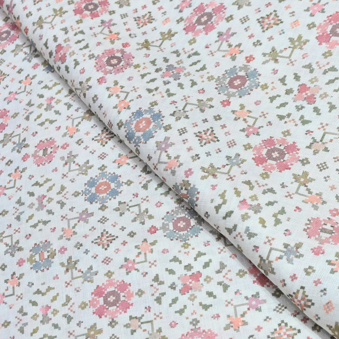 PREMIUM PURE LINEN DIGITAL PRINT FABRIC 54" | LIN054-09